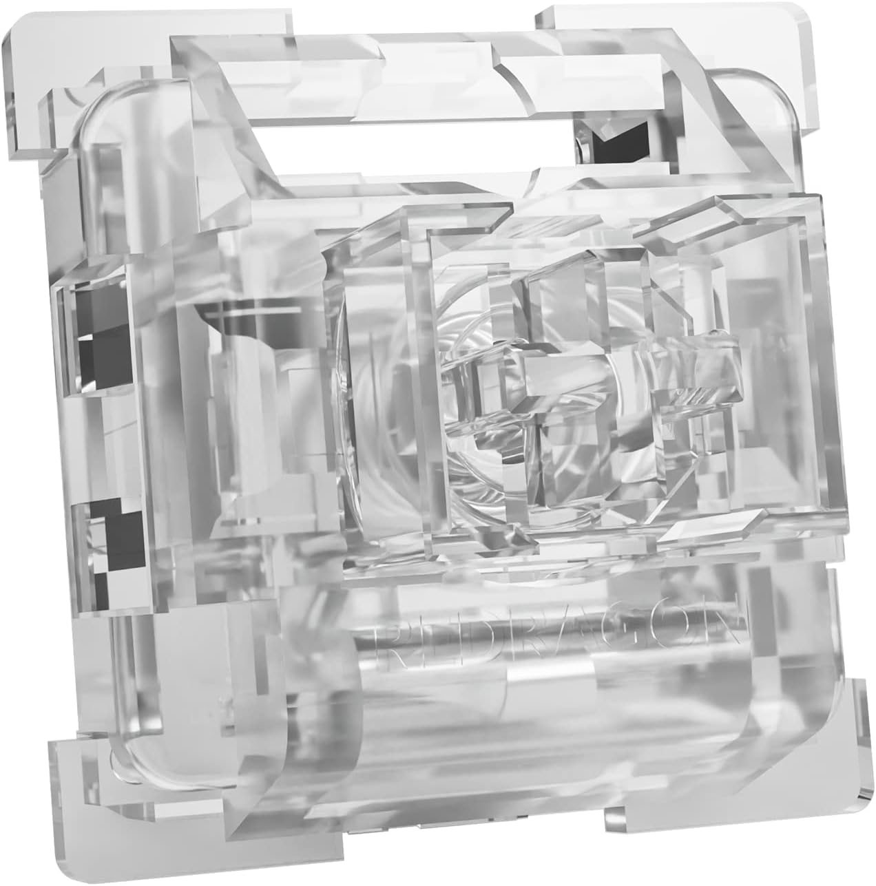 Redragon A113 HP2 Panda Crystal Mechanical Keyboard Switches, Clear Lubed Tactile Switches for Keyboard DIY, 3pin 60gf RGB MX Compatible Switches with Puller(38 pcs)
