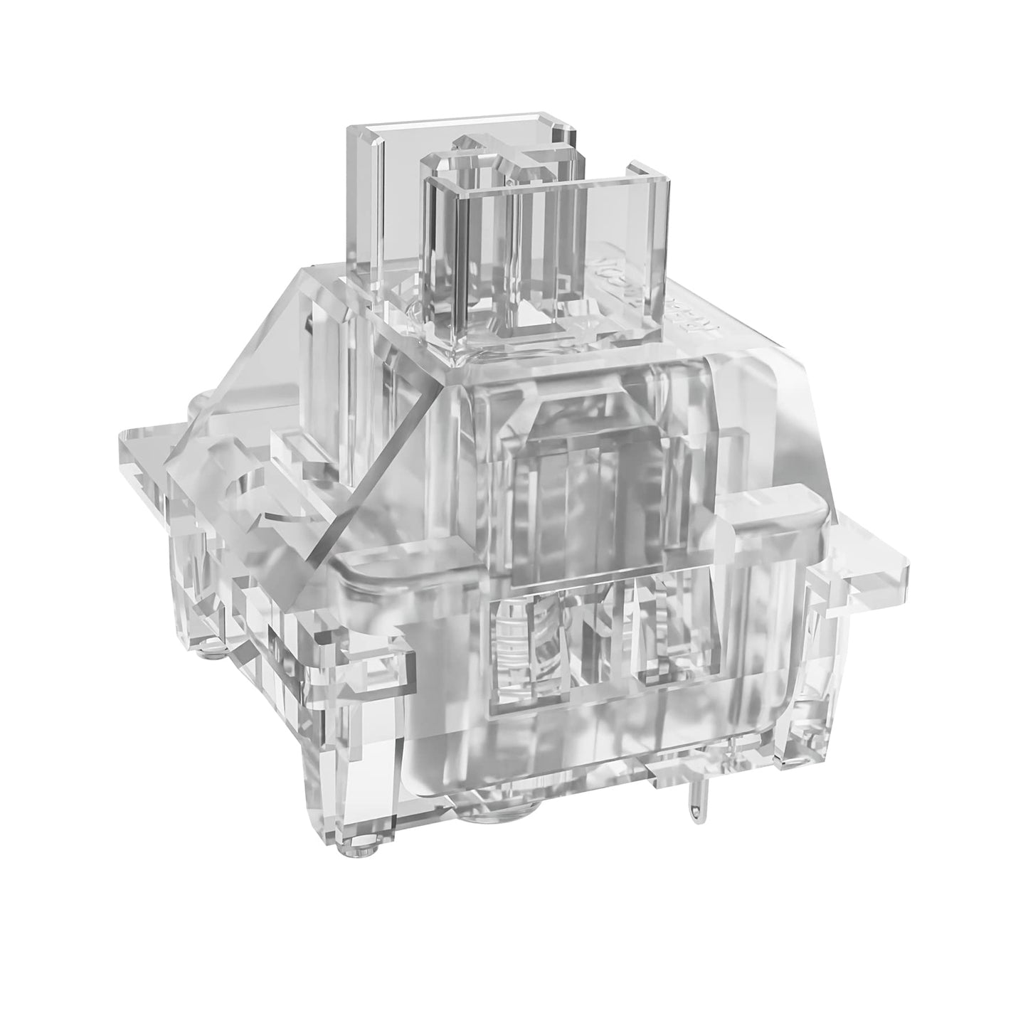 Redragon A113 HP2 Panda Crystal Mechanical Keyboard Switches, Clear Lubed Tactile Switches for Keyboard DIY, 3pin 60gf RGB MX Compatible Switches with Puller(38 pcs)