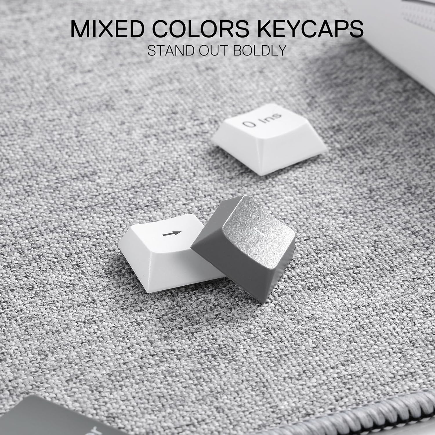 Redragon BK7114 Low-Profile Wireless Computer Keyboard, 98 Keys Slim Office PC Scissors Mechanism Keyboard w/ 2.4G BT Wireless Connection, Tactile Quiet Keystroke, Mixed Color Keycaps
